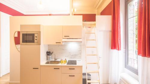 廚房, BonAppart 4 - Charme Napoléonien & Confort (BonAppart 4 - Charme Napoleonien & Confort) in 聖皮耶爾廣場