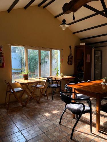 virtuve, Hostel Cosmo in El Bolson