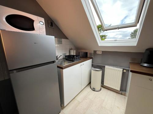 кухня, Appartement les Glaneuses (2D) 4 pers. Barbizon in Барбизон