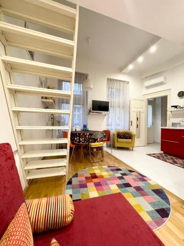 Rainbow Pearl Apartment at St Stephen' s Basilica, Budapešť (fotografie 10)