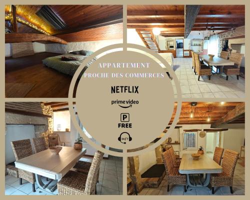 Logement entier style chalet - 1 à 5 pers - gîte à louer Langon