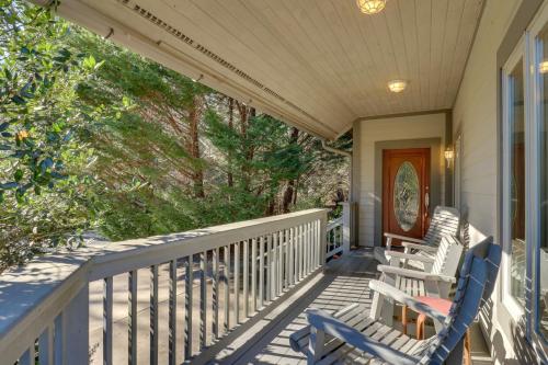 11 Mi to Ski Sapphire Heaven South Apt with Porch in ไฮแลนด์ (นอร์ทคาโรไลน่า)