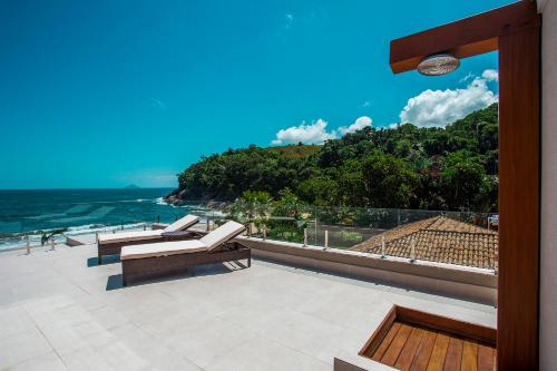 陽台/露台, Residencial Marina Del Sol in 聖塞巴斯蒂昂（聖保羅）