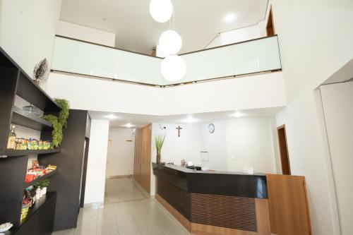 大厅, 欧鲁拉夫拉斯酒店 (Hotel Ouro Lavras) in 多斯伊佩斯