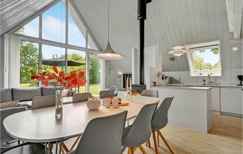 Kitchen, Holiday Home Kaprifolievej Ebeltoft Denm in Vibaek Strand