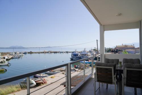 Erkély/terasz, Sea & View Villas in Kato Achaia