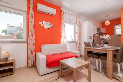 Studio with Terrace room in Family-friendly apartments with swimming pool Pula - 21314