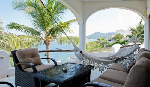 balkon/terras, Casa Lamanai in Punta Mita