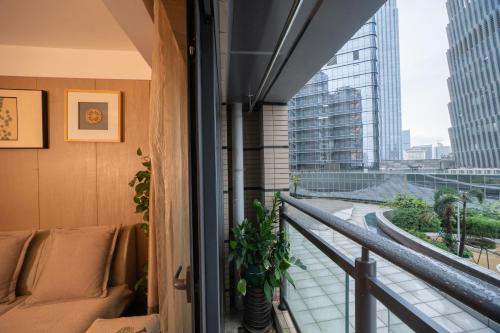 Balcony/terrace, Shenzhen Binhe Impression Hotel Apartments near 頌富 Chung Fu