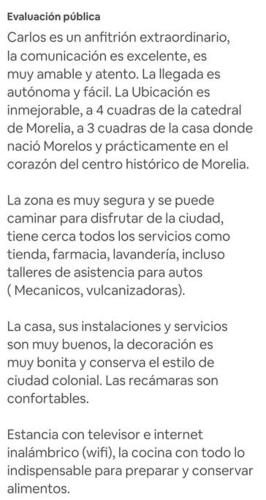 Casa MORELOS Morelia Mich Centro historico in Morelia, Mexico