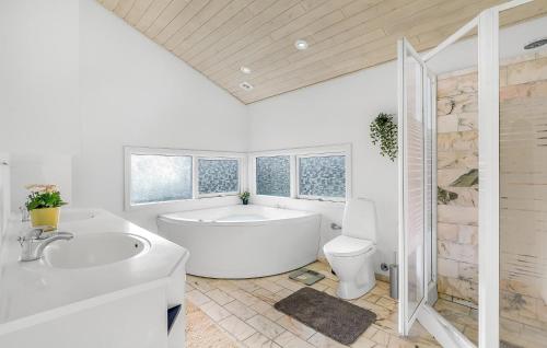 Bathroom, Nice Home In Skælskør With Sauna in Skaelskor