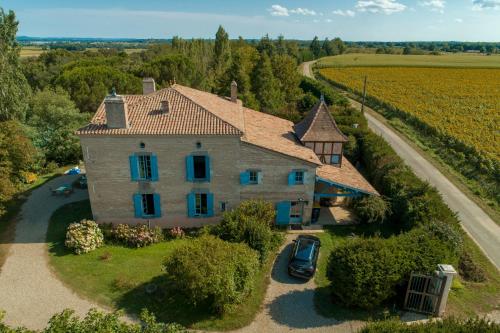 Viesnīcas āriene, La Maison de l'écolieu du Turc - Piscine partagée (La Maison de l'ecolieu du Turc - Piscine partagee) in Le Mas-d'Agenais