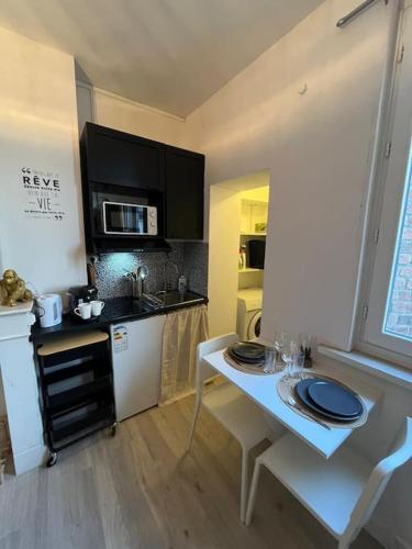 Küche, Gîte Le Nid Douillet 18m2 2 personnes (Gite Le Nid Douillet 18m2 2 personnes) in Douai