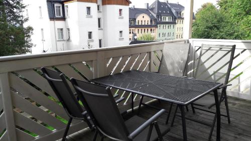 陽台/露台, Ferienwohnung Altstadt in 安娜貝格-布赫霍爾茨