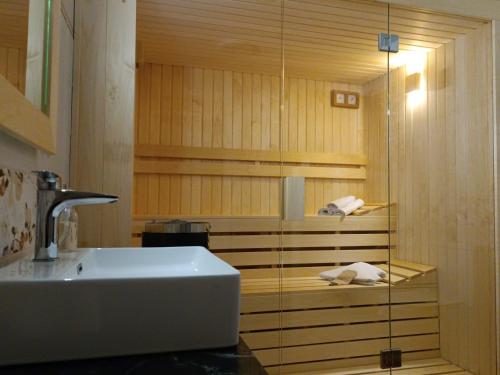 Sauna, Chalupa U Dudáčků (Chalupa U Dudacku) in Ckyne