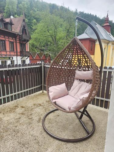 陽台/露台, Hřensko 27 Apartmány (Hrensko 27 Apartmany) in 赫任斯克