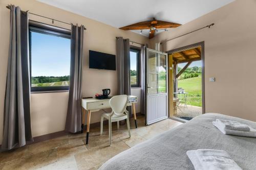 Chambre double, deluxe, balcon