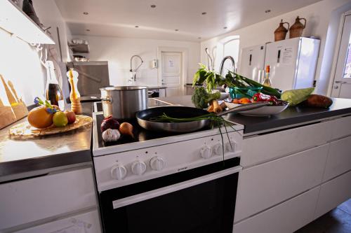 주방, AvalonBnB in 오덴스 시티 센터