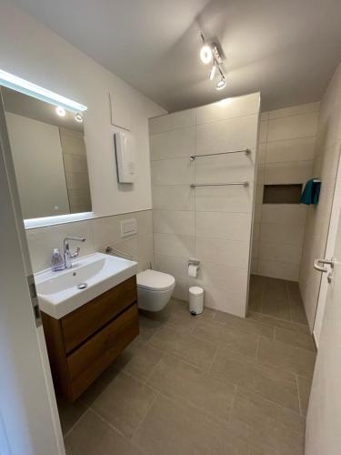 Bathroom, Ferienwohnungen Beveraue in Ostbevern