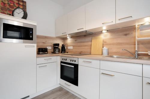 Konyha, Ferienwohnung Finsterwalde 2 in Finsterwalde