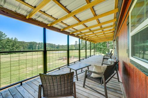 Secluded Broken Bow Cabin with Fishing Pond and Views! Secluded Broken Bow Cabin with Fishing Pond and Views!