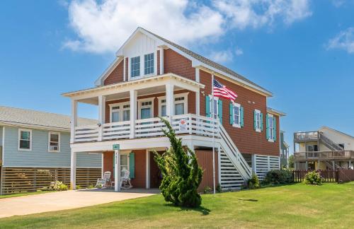OBX Perfect Landing - KH MP 5, Ocean View, 1 Block to Beach, Fenced Yard, Flex Stays