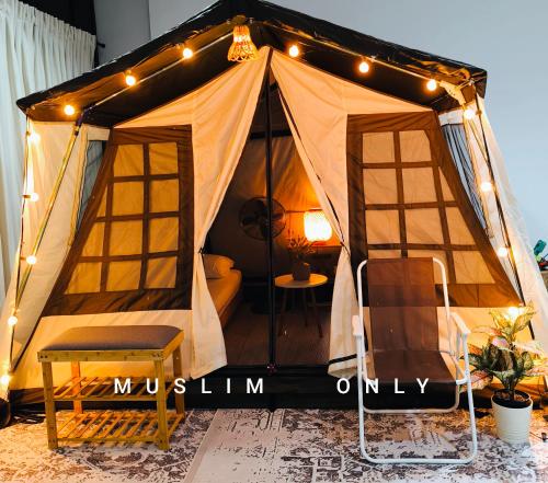 Cozy and Spacious 2 Bedroom, Family Indoor Camping Icity Shah alam-MY, Klang