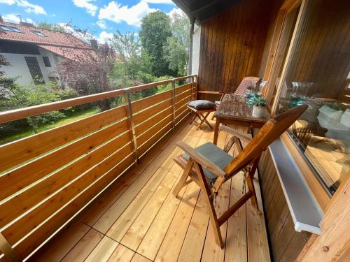 Erkély/terasz, Ferienwohnung Lula in Gstadt
