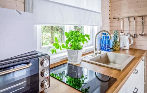 virtuve, Stunning Home In Kolczewo With Swimming Pool in Kolczewo