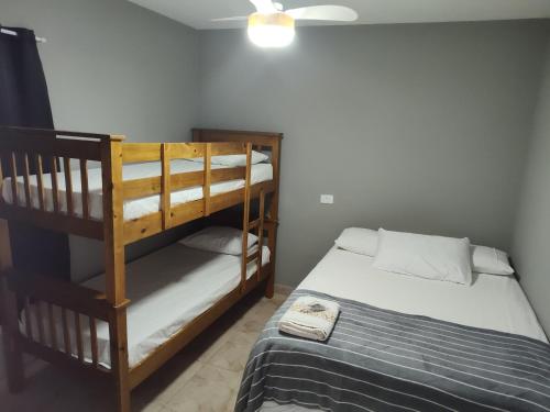 2 double beds, 2 bunk beds