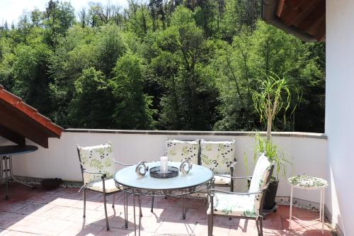 Kilátás, Residenz Waldblick 5 STERNE Penthouse-Ferienwohnung Klassifizierung DTV in Wachenheim an der Weinstrasse