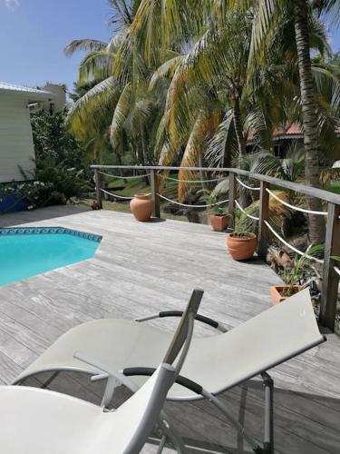 ทัศนียภาพ, Villa Pakala au Diamant-jolie villa avec piscine et jardin in เลอ ยามัน