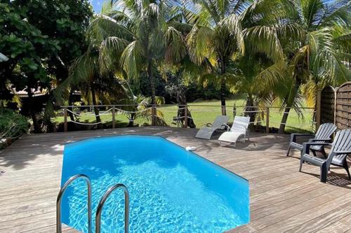 ทัศนียภาพ, Villa Pakala au Diamant-jolie villa avec piscine et jardin in เลอ ยามัน