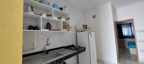 厨房, Pousada/Flat Praia Do Sonho in 梦幻海滩