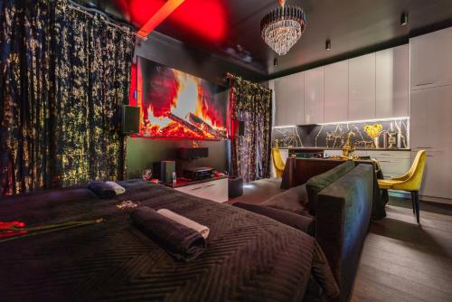 RoyalRelax Apartament w Lesie z Jacuzzi, Kinem domowym 88' - Białystok