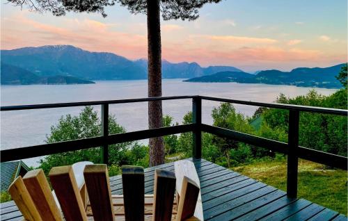 Kilátás, Gorgeous Home In Norheimsund With Wifi in Norheimsund