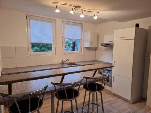 Konyha, Ferienwohnung Söhreblick (Ferienwohnung Sohreblick) in Sohrewald