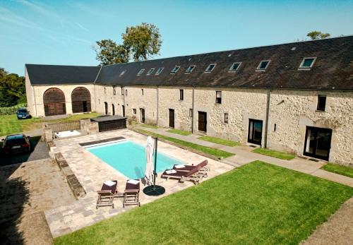 Peldbaseins, Le Pressoir de la Vieville, Gite Moliere in Mandeville-en-Bessin
