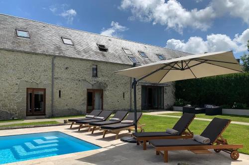 Balkons/terase, Le Pressoir de la Vieville, Gite St Exupery in Mandeville-en-Bessin
