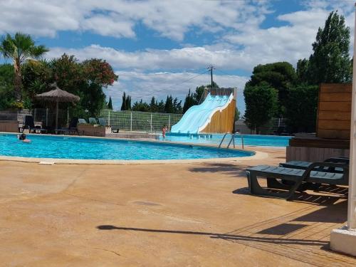 Swimmingpool, Camping les Salins de la Gardiole in Vic-la-Gardiole