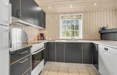 Kitchen, Holiday Home Lyngvejen Xi in Romo Kirkeby