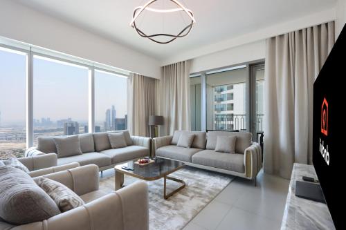 Livbnb-3BR Suite next to Dubai Mall with Burj View, Dubaï