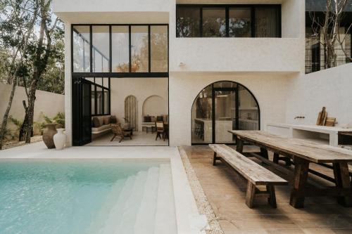 Casa Cielo Luxury Villa Beach Club Access in Tulum, Mexico