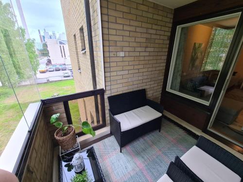 Balkon/terasa, Rauhallinen huoneisto huippusijainnilla in Varkaus
