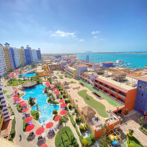 Porto Marina hotel chalet seaview - شاليه فندقي بورتو مارينا مارينا 3 الساحل الشمالي فيو بحر و بحيرة