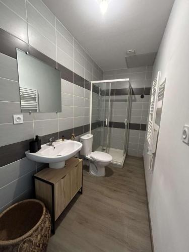 Bathroom, Le Grand RepublicainT2 in Le Peage De Roussillon