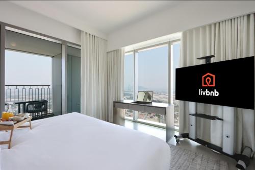 Livbnb-3BR Suite next to Dubai Mall with Burj View, Dubái (foto 8)