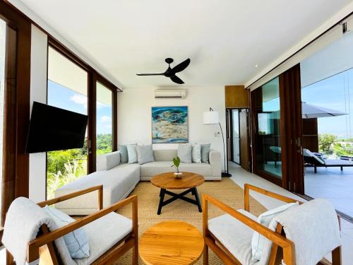 Selong Selo Resort and Villas Room Type - Family 4-Bedroom Villa with Bunk Beds & Ocean View