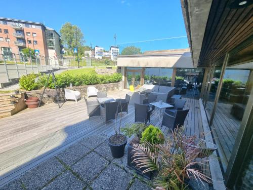 ห้องอาหาร, Stord Folkehøgskule Sommarhotell Leirvik in สตอร์ด