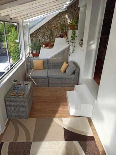 ระเบียง/ชานเรือน, Pelso Holiday Apartments Bambusz in บาลาตองกิลิตี